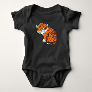 Body Para Bebê Traje de bebê Tigre