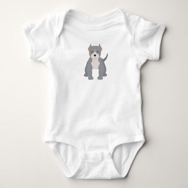 Body Para Bebê Traje de camisa-do-bebê (Frente)