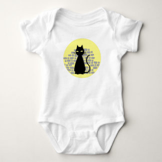 Body Para Bebê Traje de gato assustador
