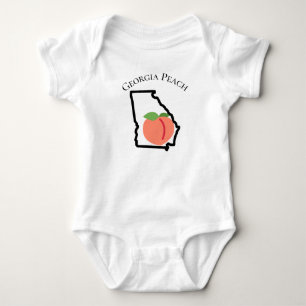 Body Para Bebê Traje de recém-nascido da Georgia Peach