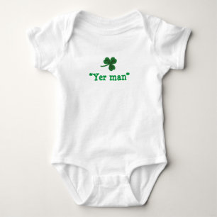 Body Para Bebê Traje de "Yer Man"