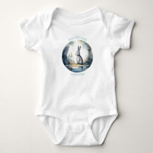 Body Para Bebê Traje personalizado para bebês de coelho