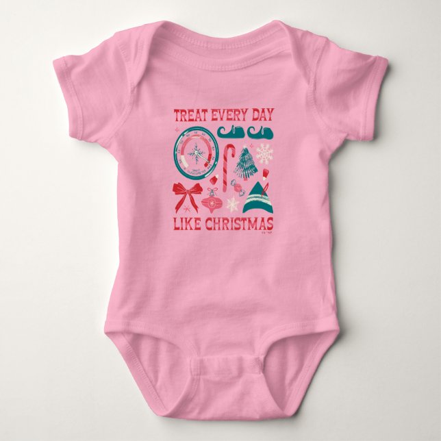 Body Para Bebê Trate Todo Dia Como Natal (Frente)