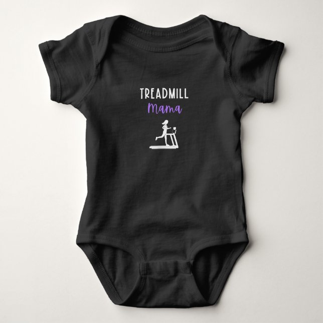 Body Para Bebê Treadmill Mama Runner Mamãe Executando Workout Hom (Frente)