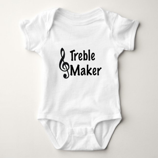 Body Para Bebê Treble Maker Baby Body (Frente)