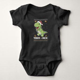 Body Para Bebê Tree-Rex Funny Dinosaur Pun T-Rex