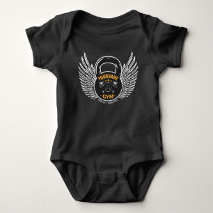 Body Para Bebê Treinador Personalizado de Malhações GYM Kettleb