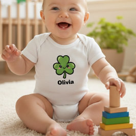 Body Para Bebê Tremoço Sorridente Fofo