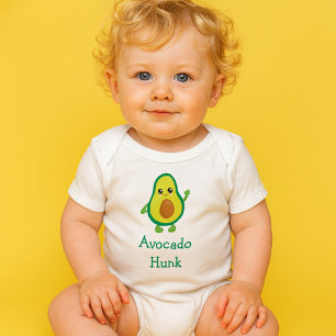 Body Para Bebê Trendy Cute Avocado Hunk