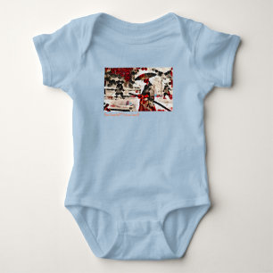 Body Para Bebê Três Ronin - Artista - NFT Artisans SamurAI Baby B