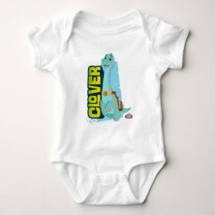 Body Para Bebê Trevo Dino Ranch