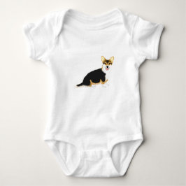 Body Para Bebê Tri Corgi