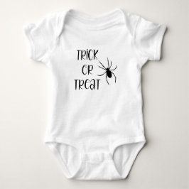 Body Para Bebê Trick or Treat (Com Aranha)