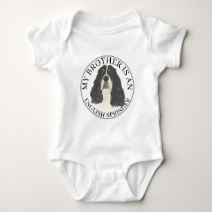 Body Para Bebê Tricolor personalizado - Espanhol Springer