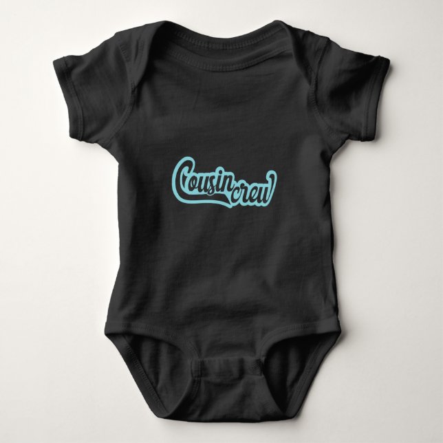 Body Para Bebê Tripulação de Primos (Frente)