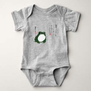 Body Para Bebê Triste Sapo Japonês do século XIX