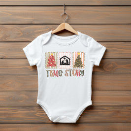 Body Para Bebê True Story Christmas Baby Bodysuit