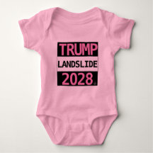 TRUMP LANDSLIDE 2028 para BABY! Bebê Body