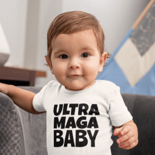 BODY PARA BEBÊ TRUMP ULTRA MAGA BABY JUMPSUIT ONE ONE PEIE