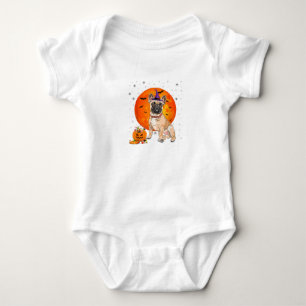 Body Para Bebê Truque De Bulgue Francês Halloween Ou Tratar Abóbo