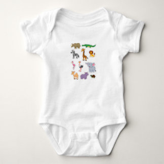 Body Para Bebê Tshirt animaux