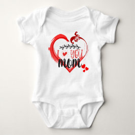 Body Para Bebê TShirt Madre mi corazon se multiplica