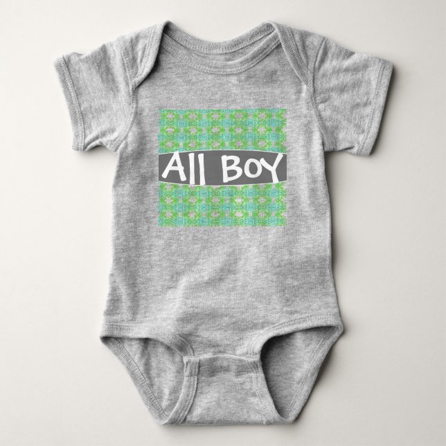 Body Para Bebê Tudo Menino (Frente)