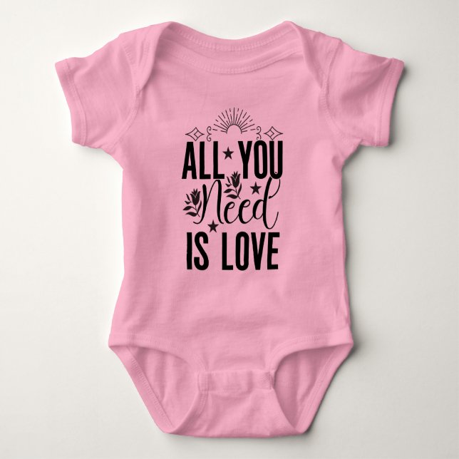 Body Para Bebê Tudo o que Você Precisa é Amor-20230 (Frente)
