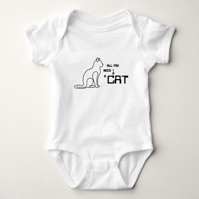 Body Para Bebê Tudo o que Você Precisa É Um Conjunto de Bodysuit  (Frente)