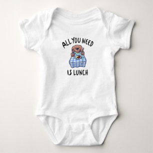 Body Para Bebê Tudo que você precisa é do almoço