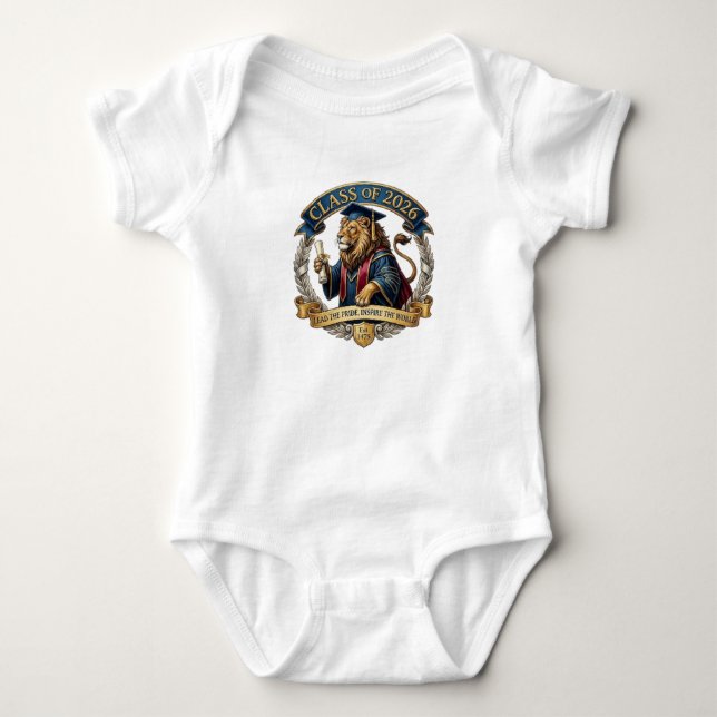 BODY PARA BEBÊ TURMA DE 2026 (Frente)