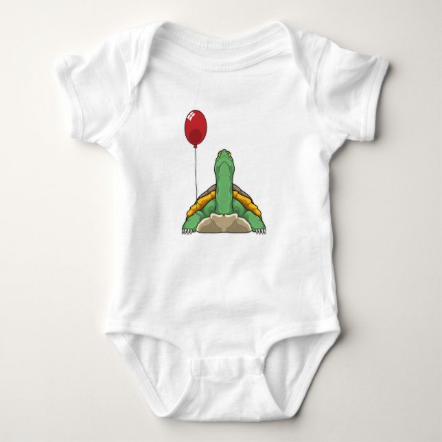 Body Para Bebê Turtle Balloon (Frente)