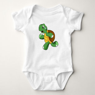 Body Para Bebê Turtle como Jogger em Runger