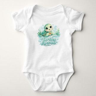 Body Para Bebê Turtley Adorable