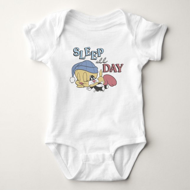 Body Para Bebê TWEETY™ Dormir o Dia Inteiro (Frente)