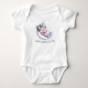 Body Para Bebê Twinkle Whiskers — Sonhos de Bebê ao Luar