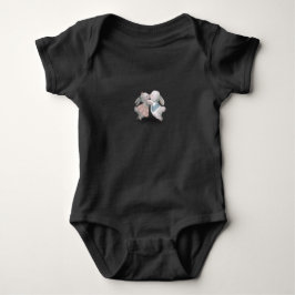 Body Para Bebê Two Cute Rabbits Illustration Sweet Baby Animals