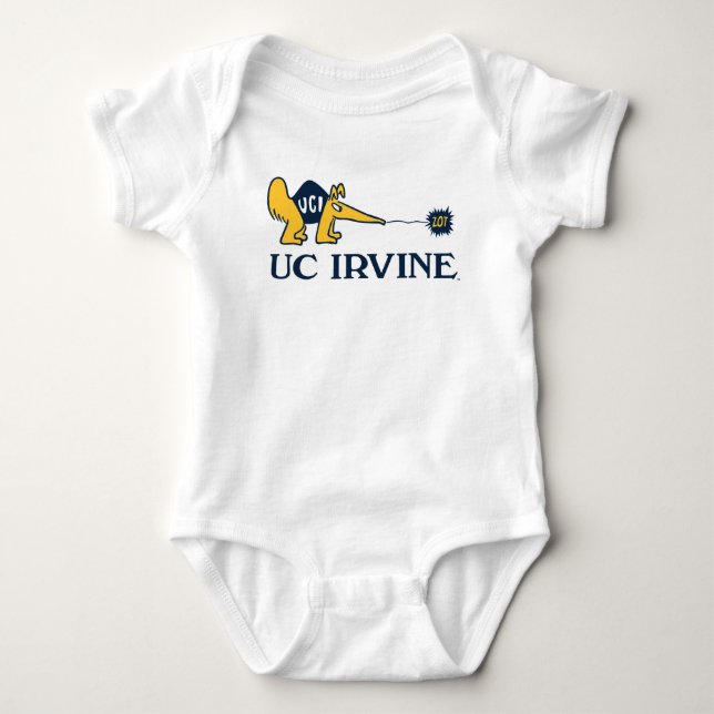 Body Para Bebê UC Irvine | UCI Anteatistas Zot! (Frente)