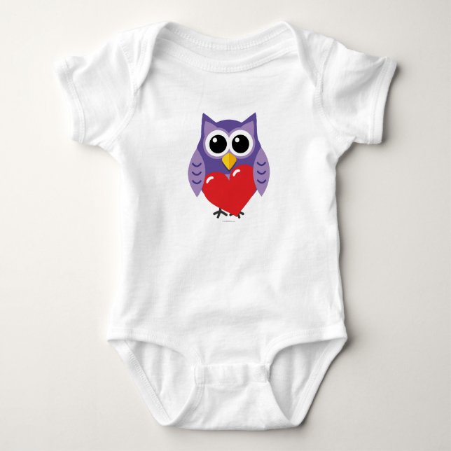 Body Para Bebê Um Amor Coruja (Frente)