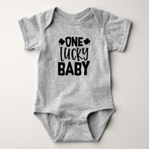 Body Para Bebê Um Bebê Sortudo