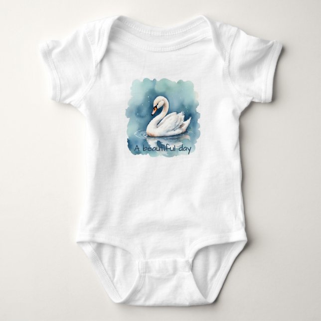 Body Para Bebê Um belo conjunto de dias (Frente)