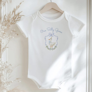 Body Para Bebê Um Bobo de primeiro aniversario de Goose Boy