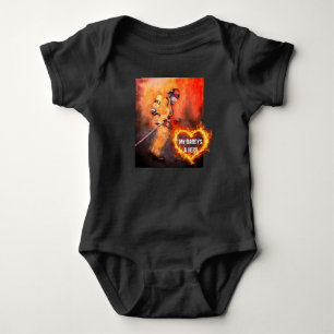 Body Para Bebê Um Bodysuit do equipamento do bebê do bombeiro do