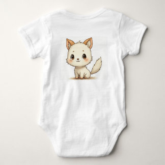 Body Para Bebê um cachorro e roupas de bebê bonitos