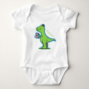 Body Para Bebê Um desenho animado e engraçado