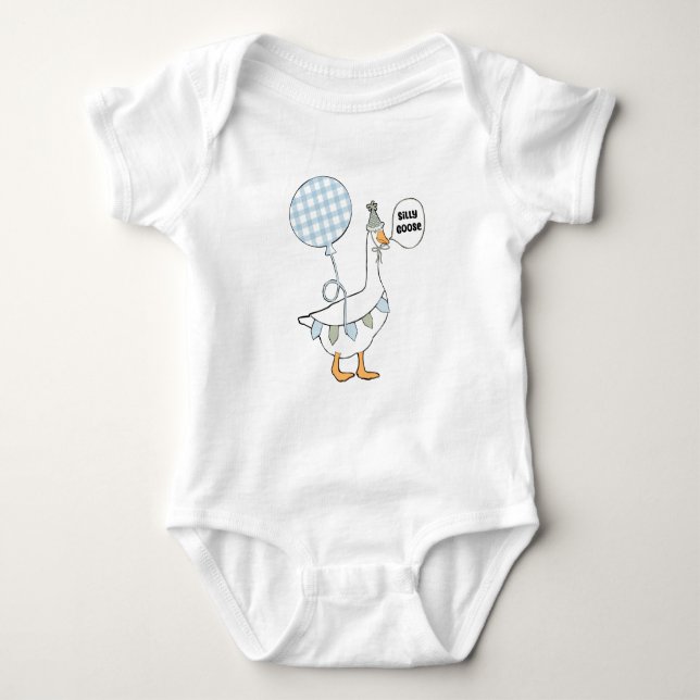 Body Para Bebê Um Ganso Tolo  (Frente)