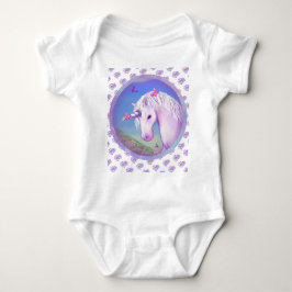 Body Para Bebê Um Paraíso roxo