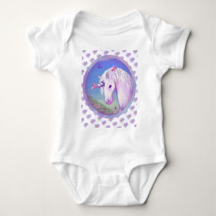 Body Para Bebê Um Paraíso roxo