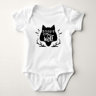 Body Para Bebê Um Pequeno Lobo Cute Bebê E Filhos De Fita