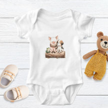 Um Porco, Sapo e Cachorro em um Tronco! Animais Be